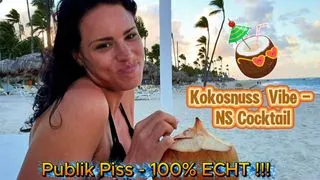 Kokosnuss Vibe NS Cocktail- 100% Echt !!!