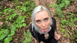 Blowjob in the Woods
