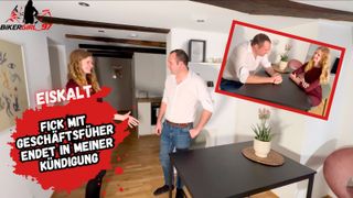 Vom Geschäftsführer entdeckt und zum Fick überredet!