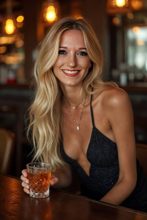 🍸 Ein Blick, ein Lächeln – und du gehörst mir. Bestell uns einen Drink… oder besser zwei. 😉