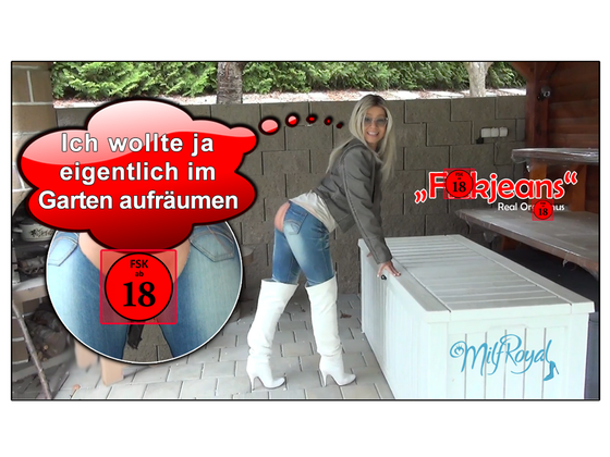 *** FICK-JEANS ***  Real-Orgasmus