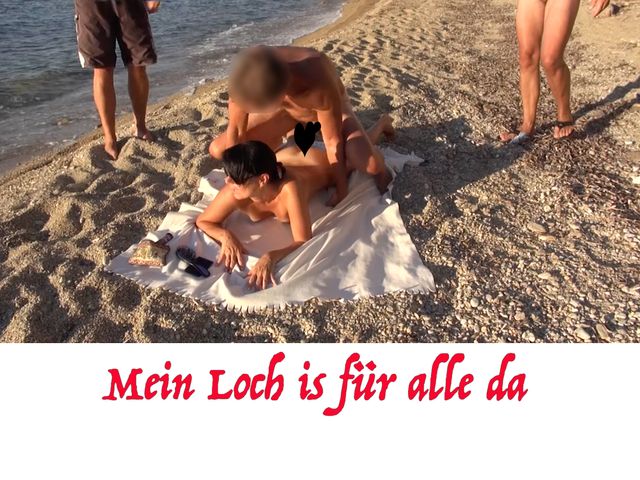 Massen-Fick am Hotelstrand! Frei-Fick für ALLE! AO