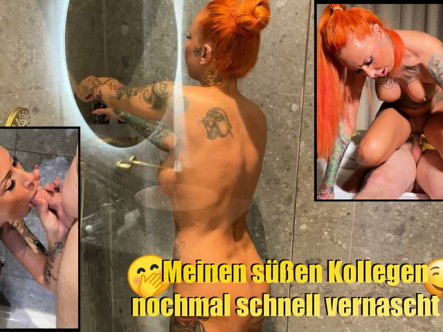 Meinen süßen Kollegen nochmal schnell vernascht ...