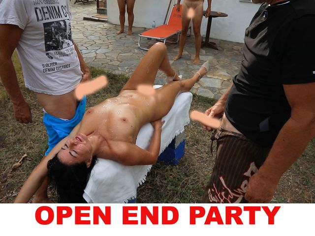 OPEN END MEGA BESAMUNGS-PARTY! KEIN SCHWANZ BLEIBT TROCKEN!