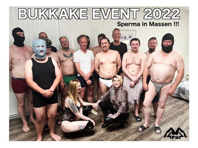 Bukkake Event 2022 - Sperma in Massen