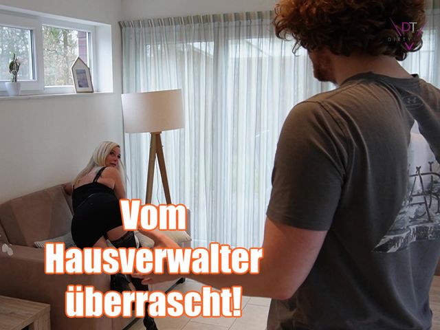 OMG! Hausverwalter nimmt mich mit XXXL Penis!