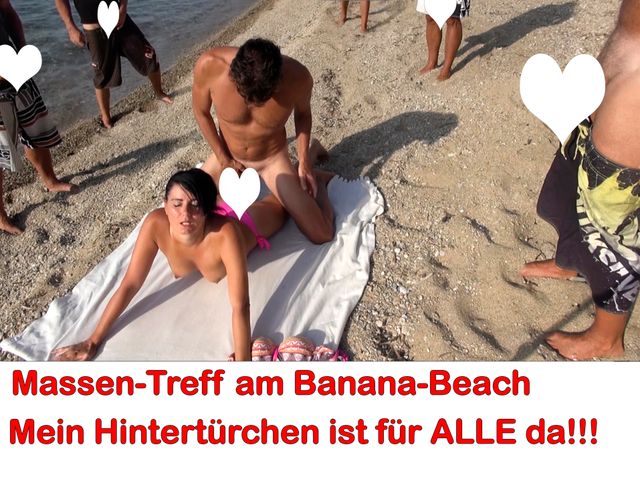 Public! Massenfick-Treff am Banana-Beach mit Abspritzgarantie