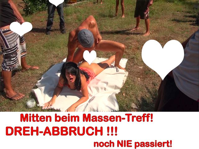 DREHABBRUCH! NOCH NIE PASSIERT! Mitten beim Massenfick!