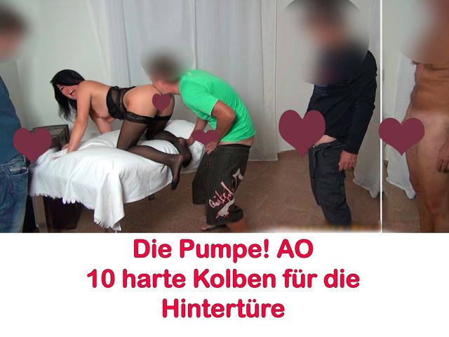 Die Anal-Sperma-Pumpe! Wie lange hält mein Arsch das aus?