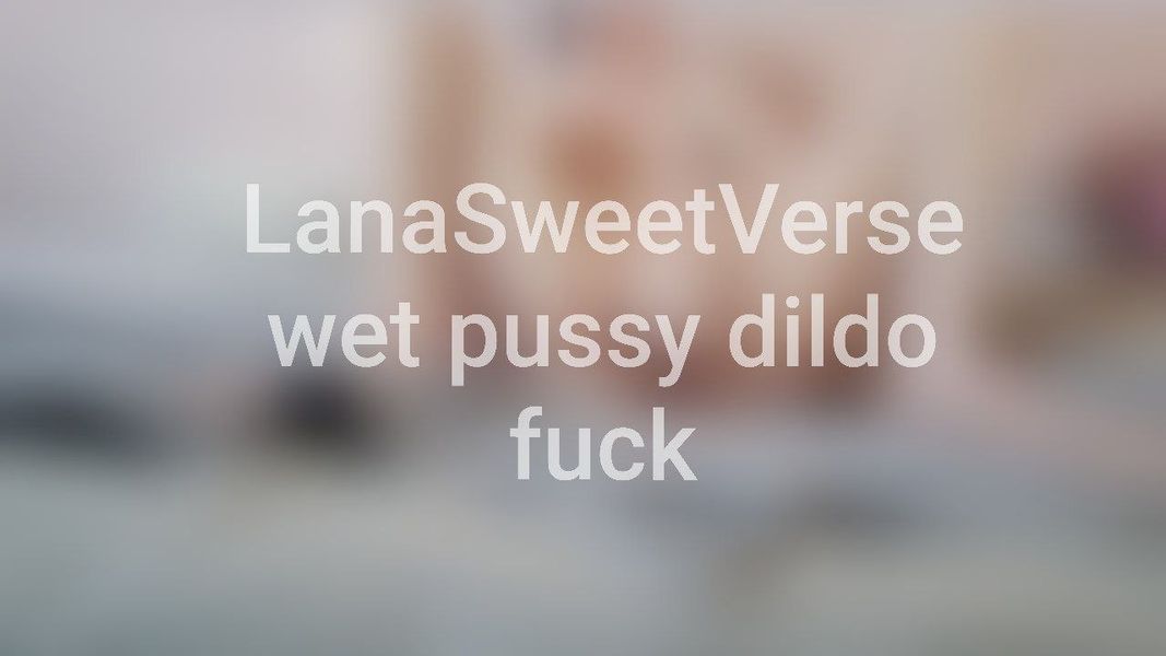 wet pussy dildo fuck